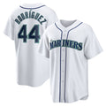 Boles Seattle Mariners #44 Julio Rodriguez White  Home Replica Player Jersey