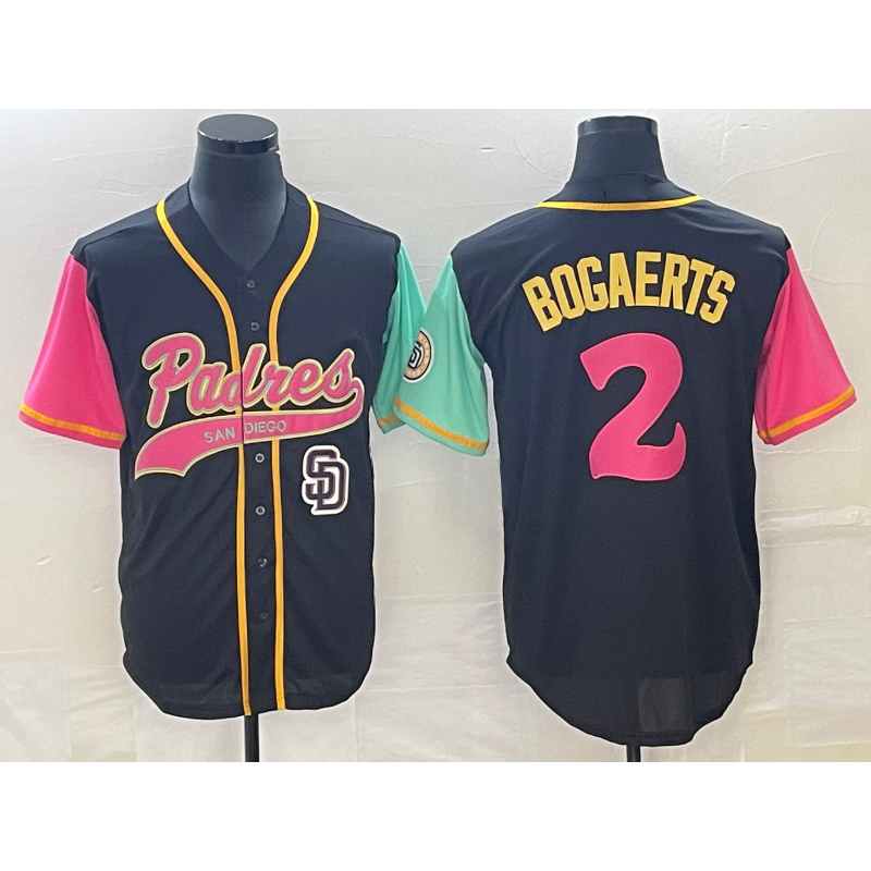Boles  San Diego Padres #2 Xander Bogaerts Brack  NEW 2023 City Connect Cool Base Stitched Jersey