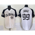 Boles  New York Yankees #99 Aaron Judge White Black  'Gothic Legacy Edition' Vapor Premier Limited Stitched Jersey