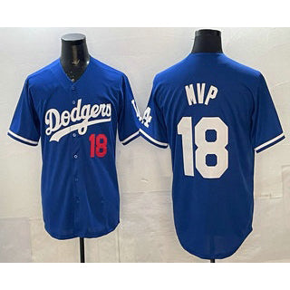 Boles Los Angeles Dodgers #18 Yoshinobu Yamamoto MVP Blue  Limited Stitched Jersey
