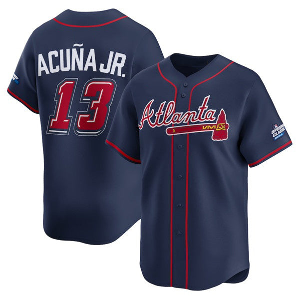 Boles Atlanta Braves #13 Ronald Acu?a Jr. Navy  2025 Speedway Classic Alternate Limited Stitched Jersey