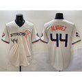 Boles Houston Astros #44 Yordan Alvarez Cream  2025 City Connect With Texas Patch Limited Stitched Jersey