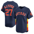Boles Houston Astros #27 Jose Altuve Navy  Alternate Limited Player Jersey