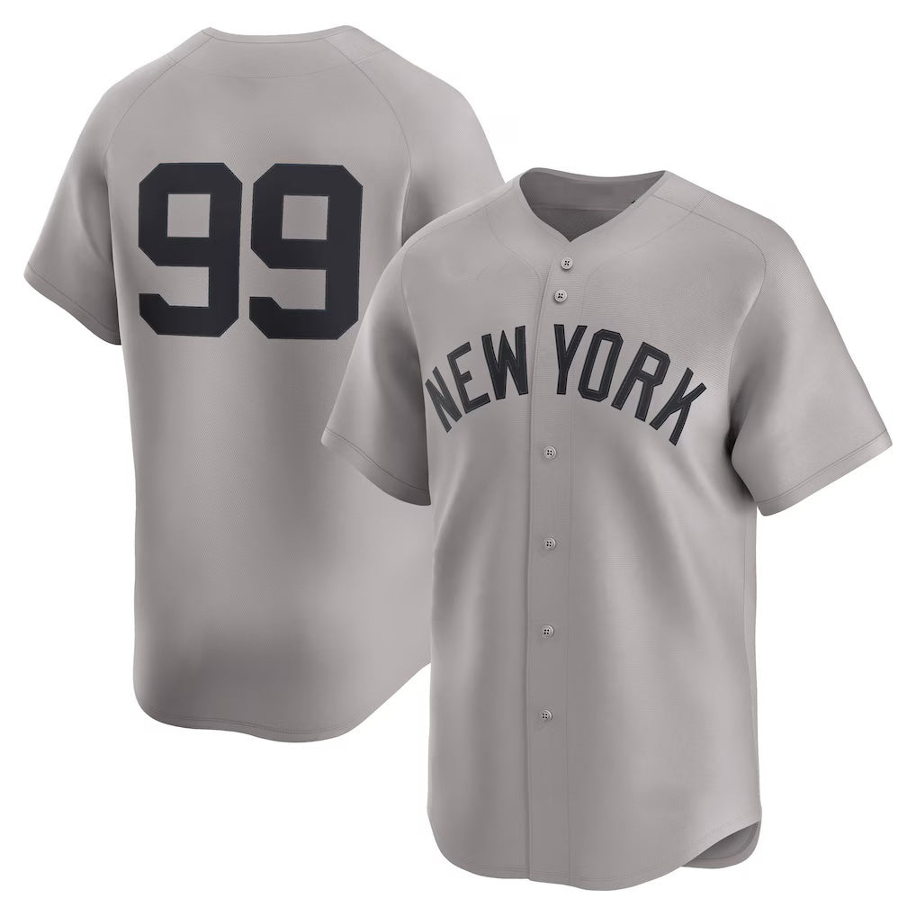 Boles  New York Yankees #99 Aaron Judge Gray  Road Limited Player Jersey