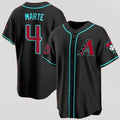 Boles  Arizona Diamondbacks #4 Ketel Marte Black  2024 Cool Base Stitched Jersey