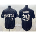 Boles Detroit Tigers #29 Tarik Skubal Black  'Motor Gothic Edition' Vapor Premier Limited Stitched Jersey
