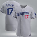 Boles Los Angeles Dodgers #17 Shohei Ohtani Gray  Flex Base Stitched Jersey