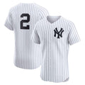 Boles  New York Yankees #2 Derek Jeter White  Home Elite Player Jersey
