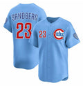 Boles  Chicago Cubs #23 Ryne Sandberg Blue  2024-25 2nd Alternate Limited Stitched Jersey