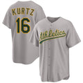 Boles  Oakland Athletics  #16 Nick Kurtz Gray  2024 Away Limited Stitched Jersey
