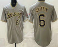 Boles  Pittsburgh Pirates #6 Konnor Griffin Grey  Limited Jersey