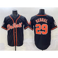 Boles Detroit Tigers #29 Tarik Skubal Black  With Patch Cool Base Stitched Jersey