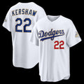 Boles Los Angeles Dodgers #22 Clayton Kershaw White  2026 Gold Collection Stadium Jersey
