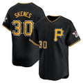 Boles  Pittsburgh Pirates #30 Paul Skenes Black  Alt Limited Jersey