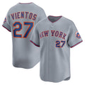 Boles  New York Mets #27 Mark Vientos Gray  All-Star Limited Jersey