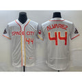 Boles Houston Astros #44 Yordan Alvarez Number White  2023 City Connect Flex Base Stitched Jersey 2