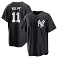 Boles  New York Yankees #11 Anthony Volpe Black  Fashion Replica Player Jersey