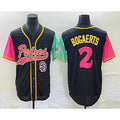 Boles  San Diego Padres #2 Xander Bogaerts Black  NEW 2023 City Connect Cool Base Stitched Jersey