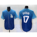 Boles Los Angeles Dodgers #17 Shohei Ohtani Blue  Stitched Jersey