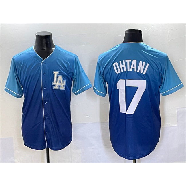 Boles Los Angeles Dodgers #17 Shohei Ohtani Blue  Stitched Jersey