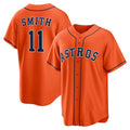 Boles Houston Astros #11 Cam Smith Orange  Alternate Replica Jersey