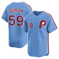 Boles  Philadelphia Phillies #59 Jhoan Duran Light Blue  Alternate Limited Player Jersey