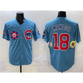 Boles  Chicago Cubs #18 Sh¨­ta Imanaga Blue  2025 Tokyo Series 2nd Alternate Limited Stitched Jersey