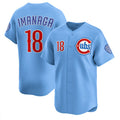Boles  Chicago Cubs #18 Sh¨­ta Imanaga Blue  2024-25 2nd Alternate Limited Stitched Jersey