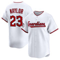 Boles  Cleveland Guardians #23 Bo Naylor White  Home Limited Player Jersey