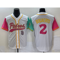 Boles  San Diego Padres #2 Xander Bogaerts White  NEW 2023 City Connect Cool Base Stitched Jersey 4