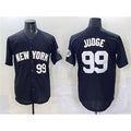 Boles  New York Yankees #99 Aaron Judge Black  Limited Stitched Jersey