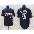 Boles Texas Rangers #5 Corey Seager Black  Mexico 2025 Vapor Premier Limited Stitched Jersey