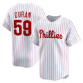 Boles  Philadelphia Phillies #59 Jhoan Duran White  Home Limited Player Jersey