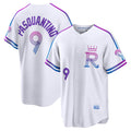 Boles  Kansas City Royals #9 Vinnie Pasquantino White  2026 City Connect Stadium Jersey