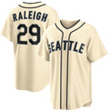 Boles Seattle Mariners #29 Cal Raleigh Cream  Alternate Stitched Jersey