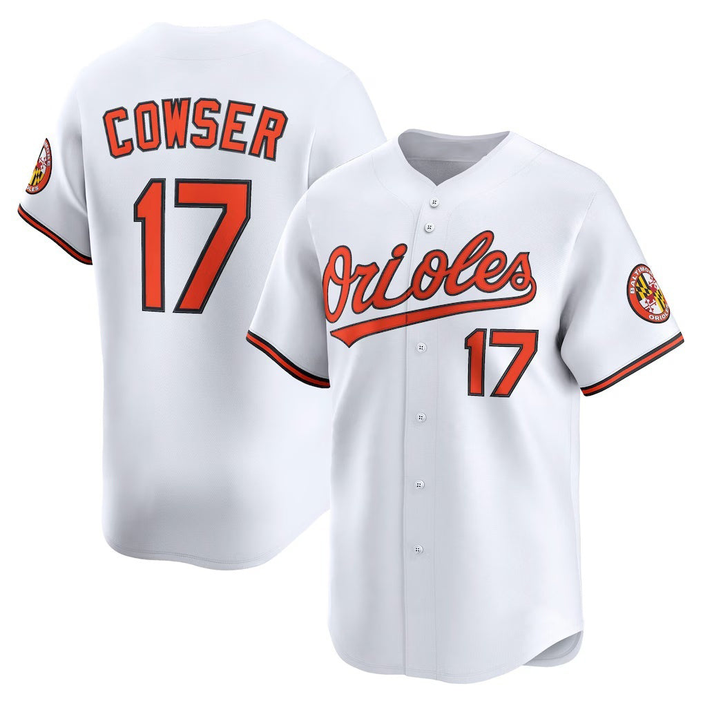 Boles Baltimore Orioles #17 Colton Cowser White  Home Limited Player Jersey