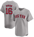 Boles Boston Red Sox #16 Jarren Duran Gray  2024 Away Limited Stitched Jersey