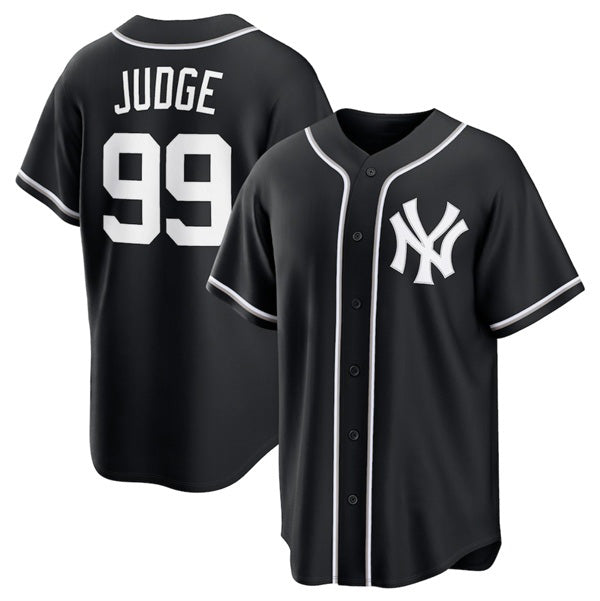 Boles  New York Yankees #99 Aaron Judge Black  Out Stitched Jersey