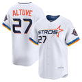 Boles Houston Astros #27 Jose Altuve White  2025 City Connect Limited Player Jersey