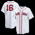 Boles Boston Red Sox #16 Jarren Duran White  Home Replica Jersey