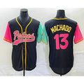 Boles  San Diego Padres #13 Manny Machado Black  NEW 2023 City Connect Cool Base Stitched Jersey