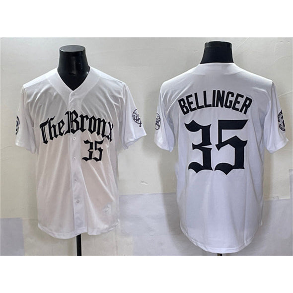 Boles  New York Yankees #35 Cody Bellinger White  'Gothic Legacy Edition' Vapor Premier Limited Stitched Jersey