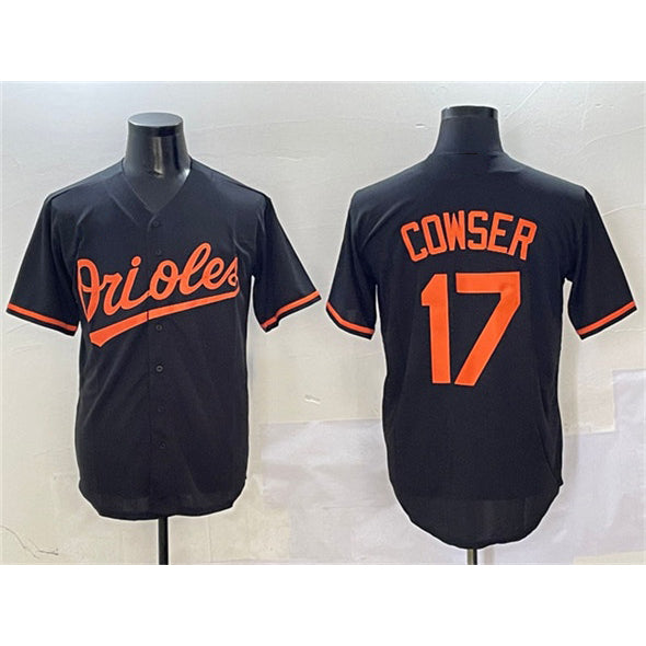 Boles Baltimore Orioles #17 Colton Cowser Black  Cool Base Stitched Jersey