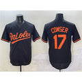 Boles Baltimore Orioles #17 Colton Cowser Black  Cool Base Stitched Jersey