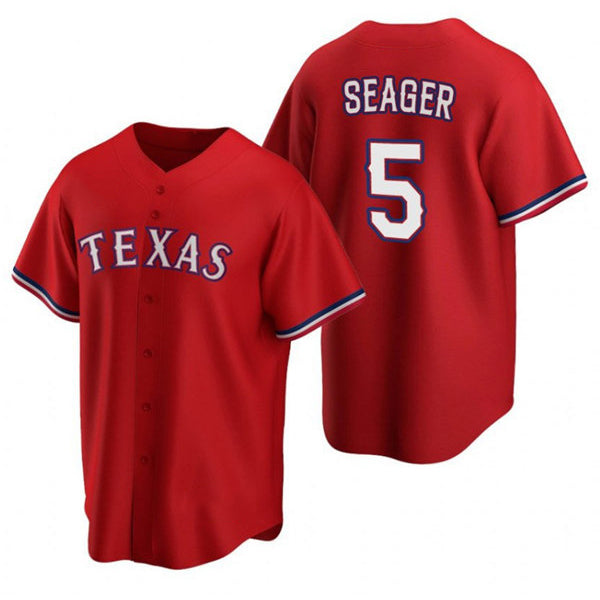 Boles Texas Rangers #5 Corey Seager Red  Cool Base Stitched Jersey