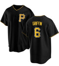 Boles  Pittsburgh Pirates #6 Konnor Griffin Black  Cool Base Stitched Jersey