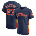 Boles Houston Astros #27 Jose Altuve Navy  Alternate 2 Elite Player Jersey