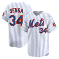Boles  New York Mets #34 Kodai Senga White  Home Limited Player Jersey