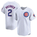 Boles  Chicago Cubs #2 Nico Hoerner White  Home Limited Player Jersey