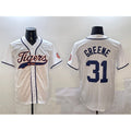 Boles Detroit Tigers #31 Riley Greene White  With Patch Cool Base Stitched Jersey